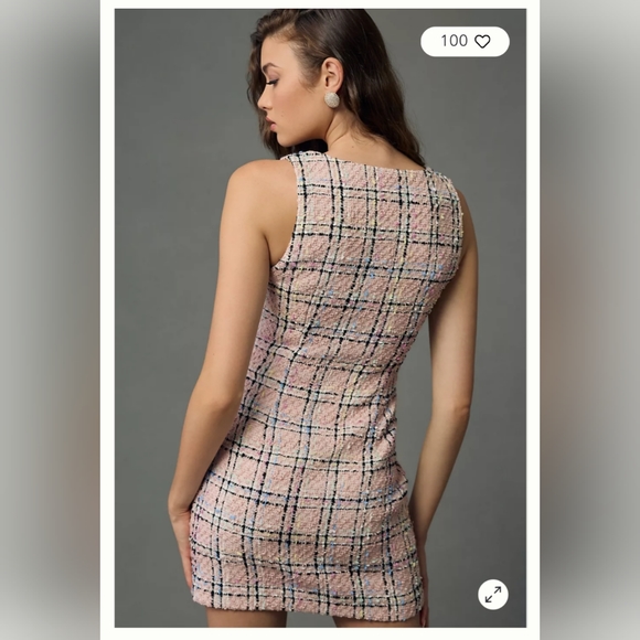 Endless Rose tweed dress - Picture 3 of 4